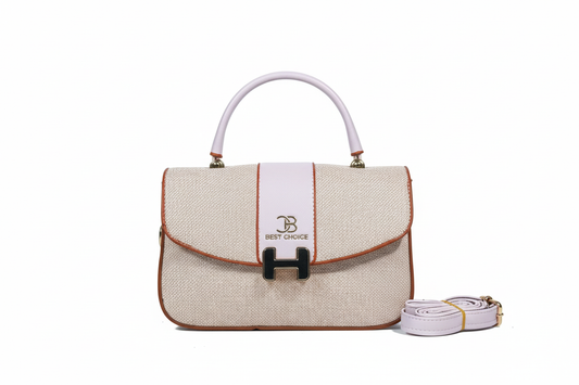 Tweed Crossbody Bag White Background 1