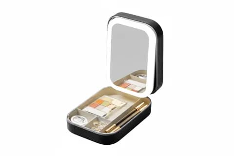 Beige LED Makeup Mirror
