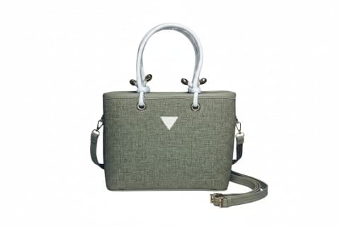 Elegant Beige Women’s Handbag with Detachable Shoulder Strap